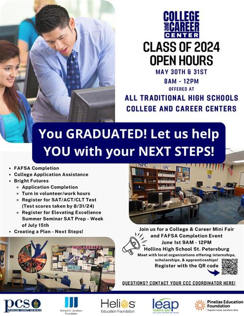 College and Career Center flyer